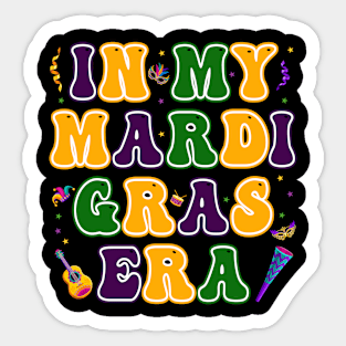 In My Mardi Gras Era Carnival Party Holiday Sticker